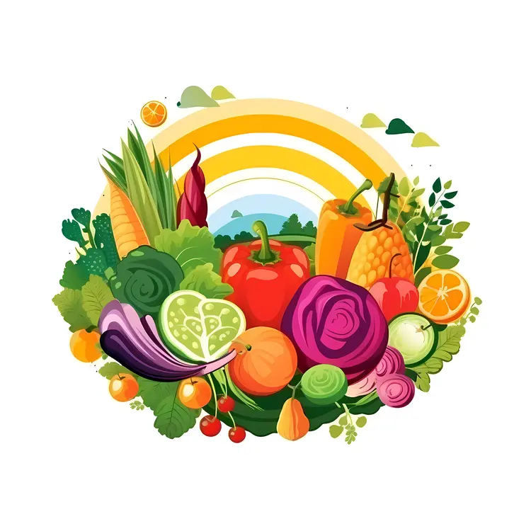 Colorful Garden Produce