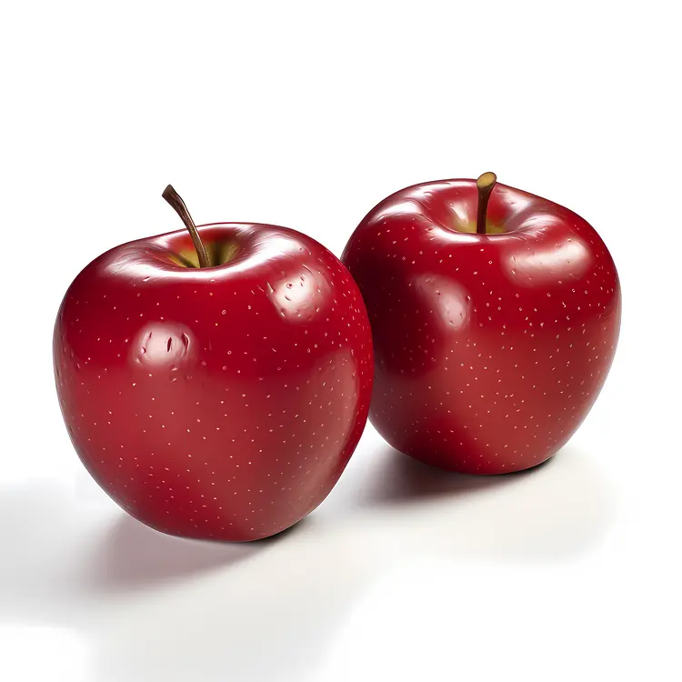 Fresh Juicy Red Apples