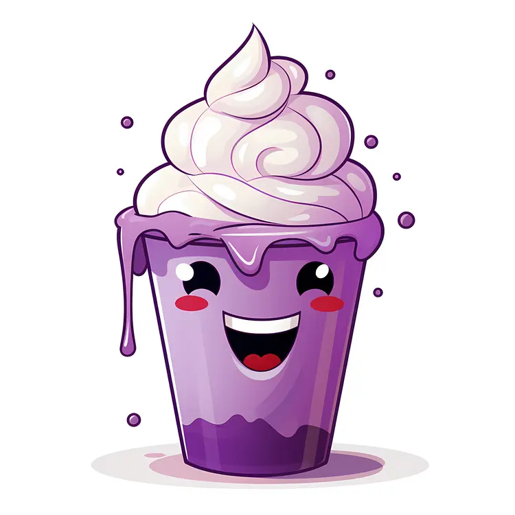 Cute Cartoon Ice Cream Cup