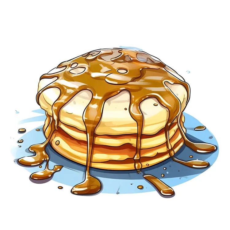 Pancakes with Syrup