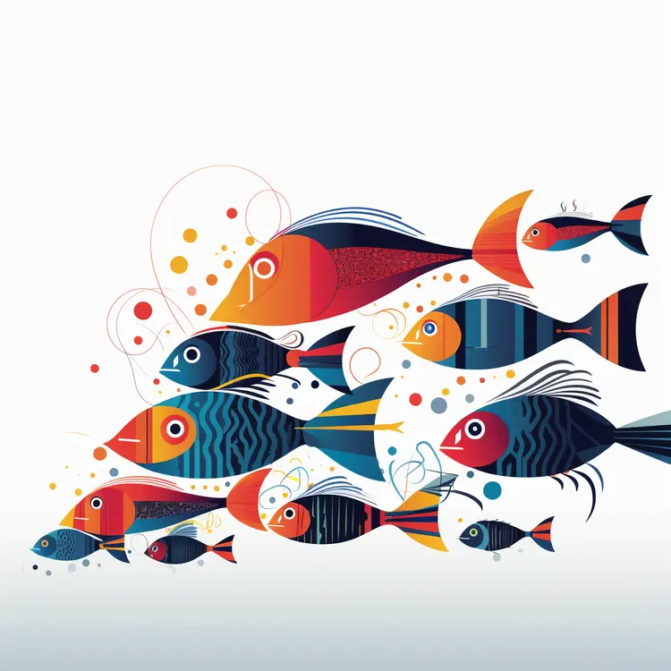 Colorful Fish Illustration