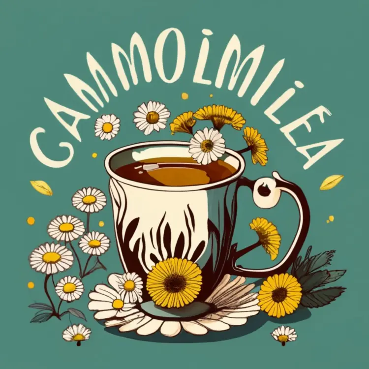Chamomile Tea with Flowers