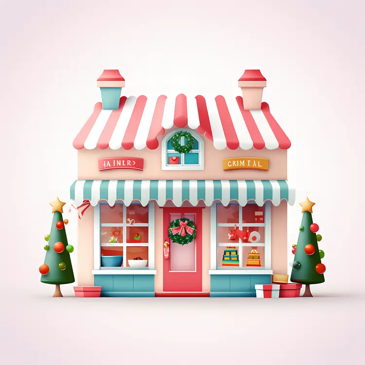 Small cute doodle house