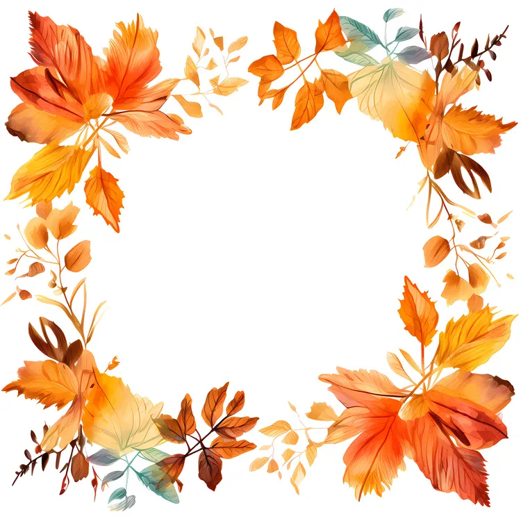 Autumn Leaves Frame