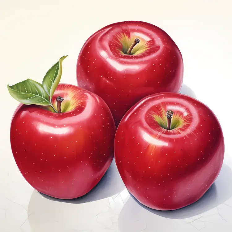 Fresh Red Apples