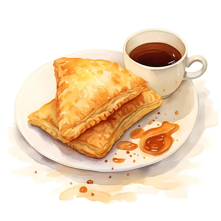 Delicious Pastries with Coffee