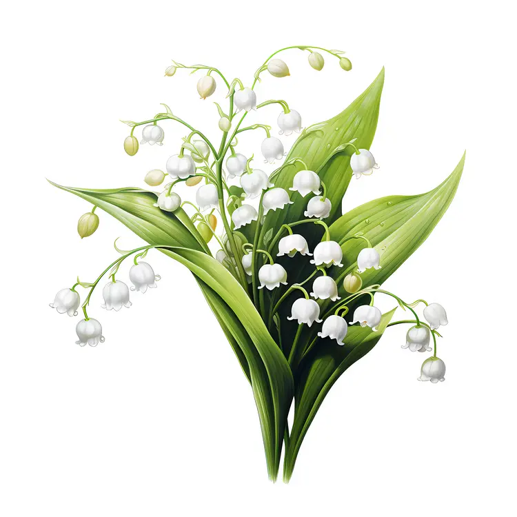Beautiful Lily of the Valley Bouquet