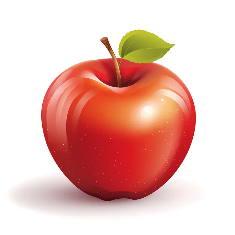 Red Apple Illustration