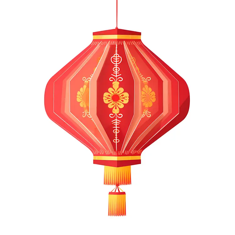 Decorative Red Chinese Lantern
