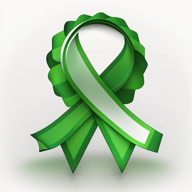 Green Awareness Ribbon Symbol
