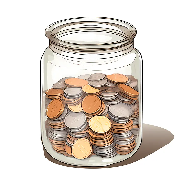 Illustration of Coin Jar