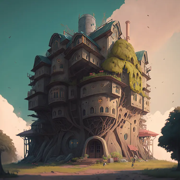 Whimsical Fantasy Treehouse