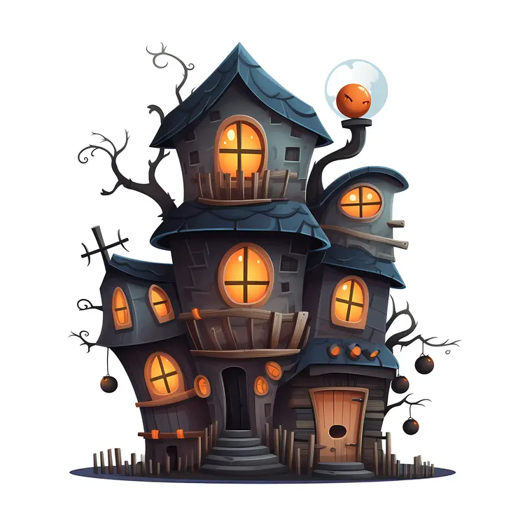 Spooky Haunted House for Halloween