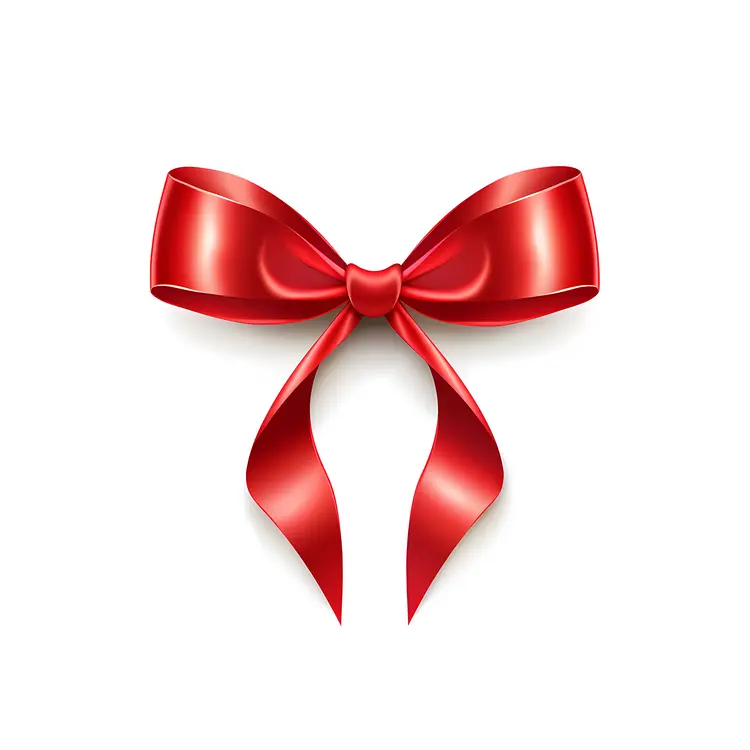 Red Ribbon Bow