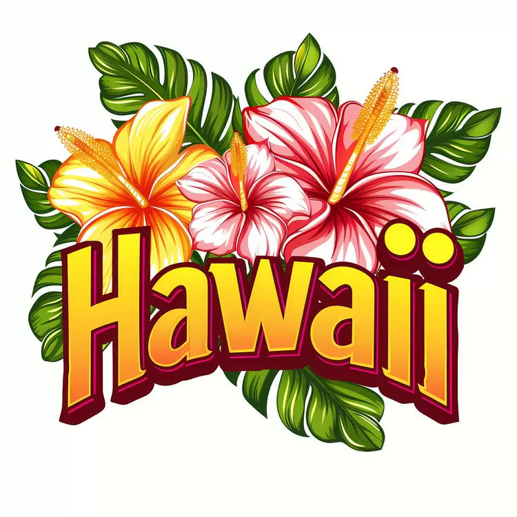 Hawaii leis hibiscus wreath