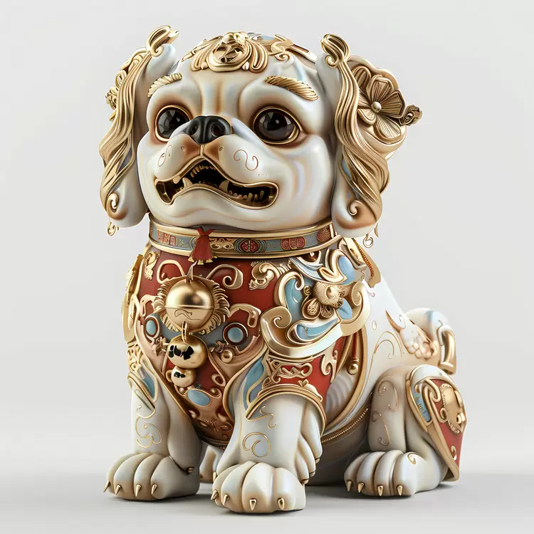 wooden decorative intricate oriental Chinese Zodiacs
