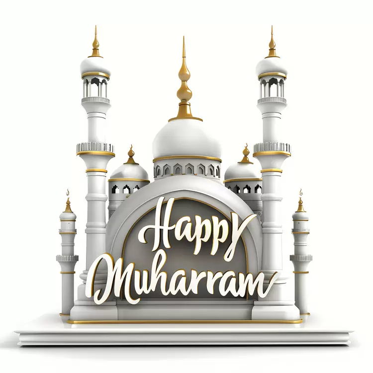 Domes Muslim holiday Islamic architecture Twin towers Happy Muharram