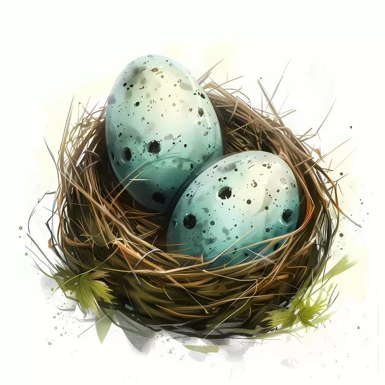 Birds Nests Hatched Bird's Nest Nature