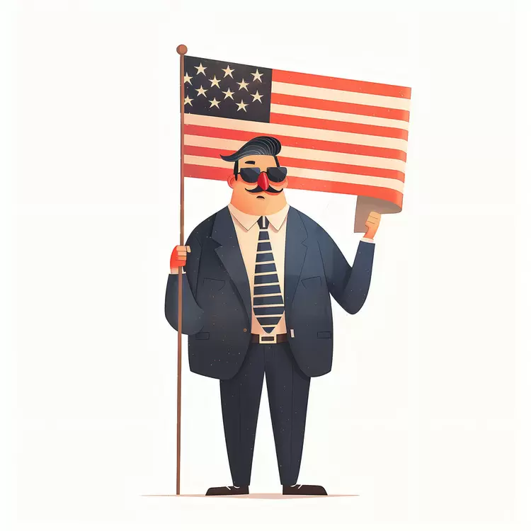 flag iconic patriotic classic American