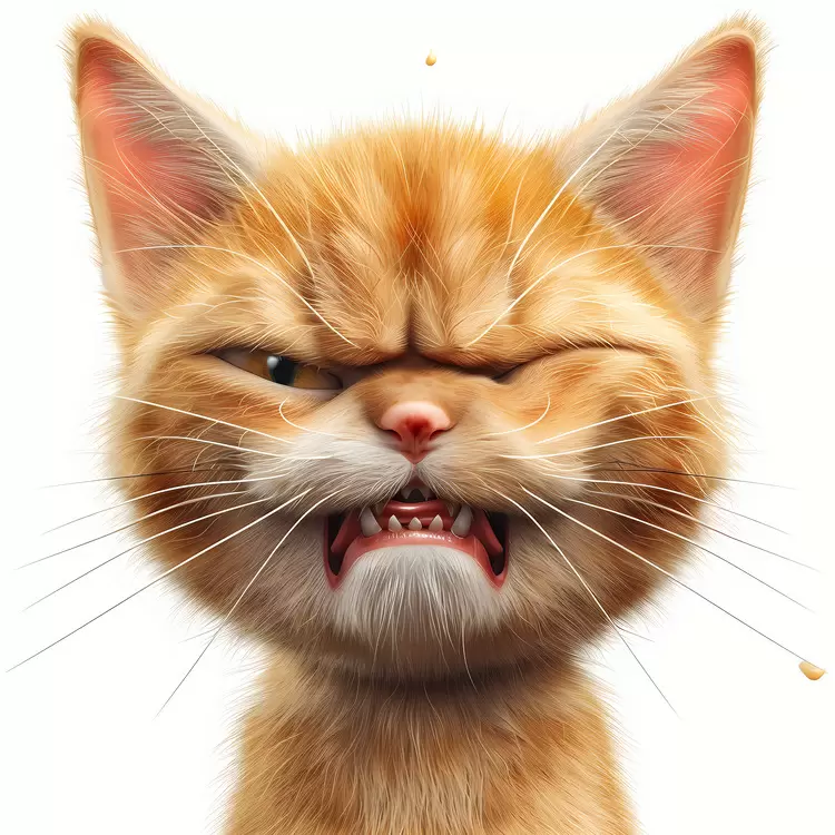 Sad cat Pouting cat Upset cat Crying cat Angry cat