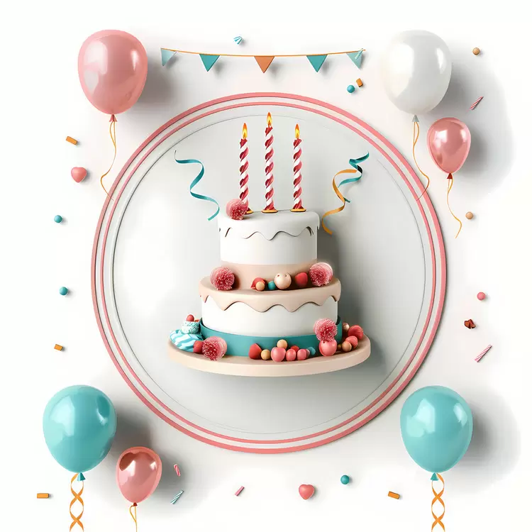 gifts decorations candles balloons cake