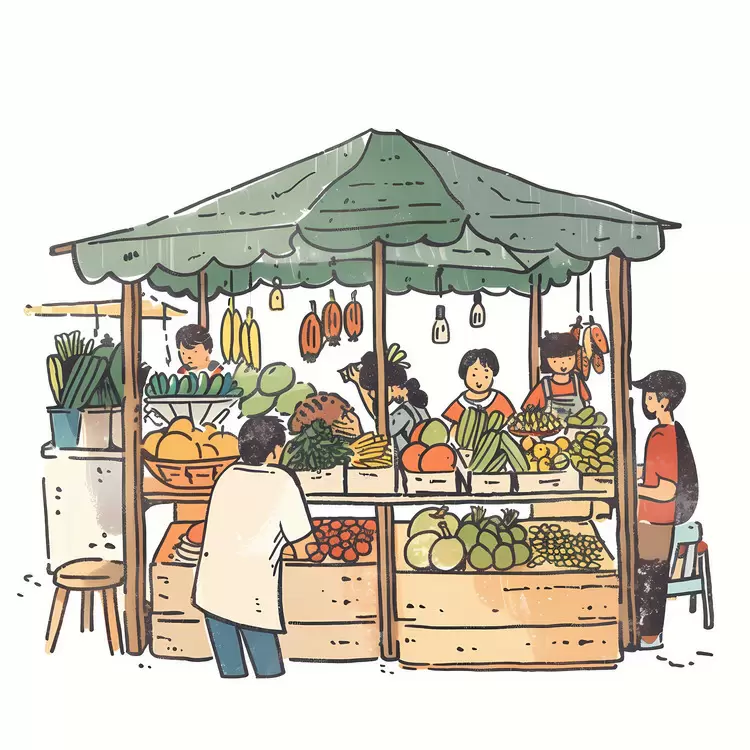 food stalls farm to table fresh produce outdoor marketplace farmers market