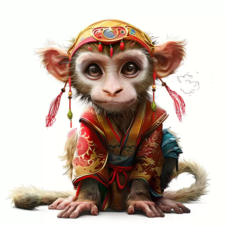 whimsical adorable cute monkey Please proceed with the next question