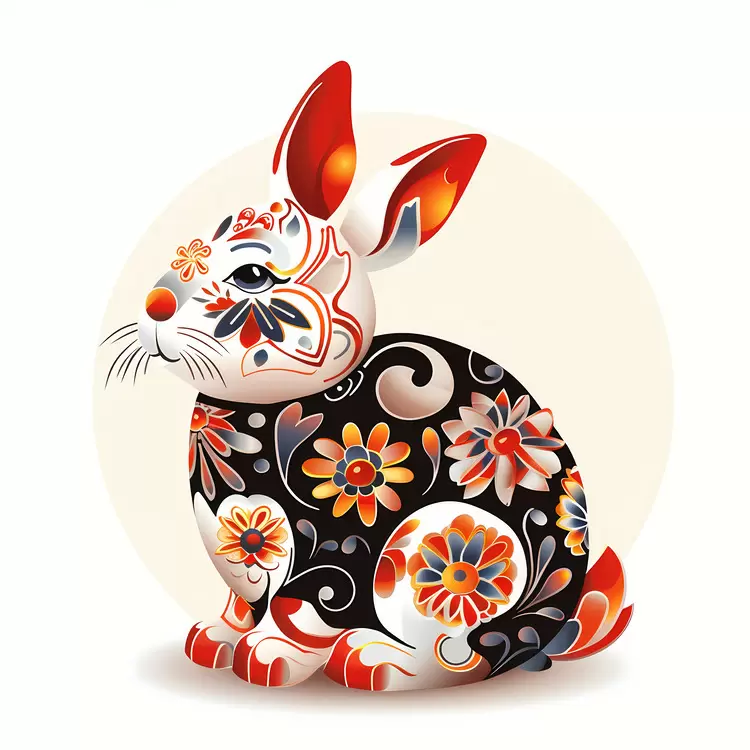 colorful flowers Carnival Celebration Chinese Zodiacs