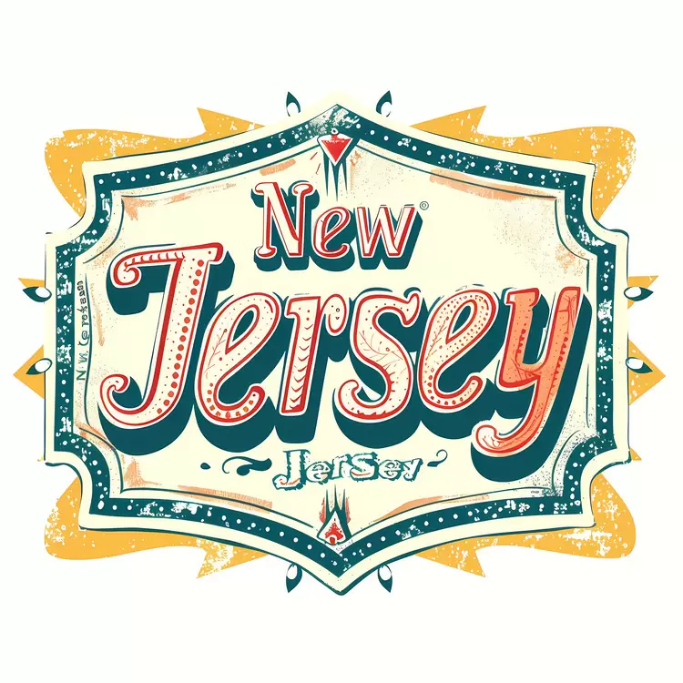jersey letterpress vintage packaging