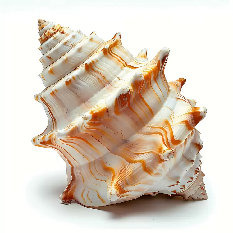 organic abstract brown and white artistic spiral pattern
