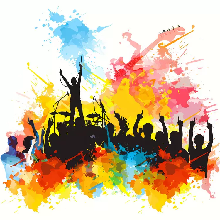 music festival live show audience concert stage