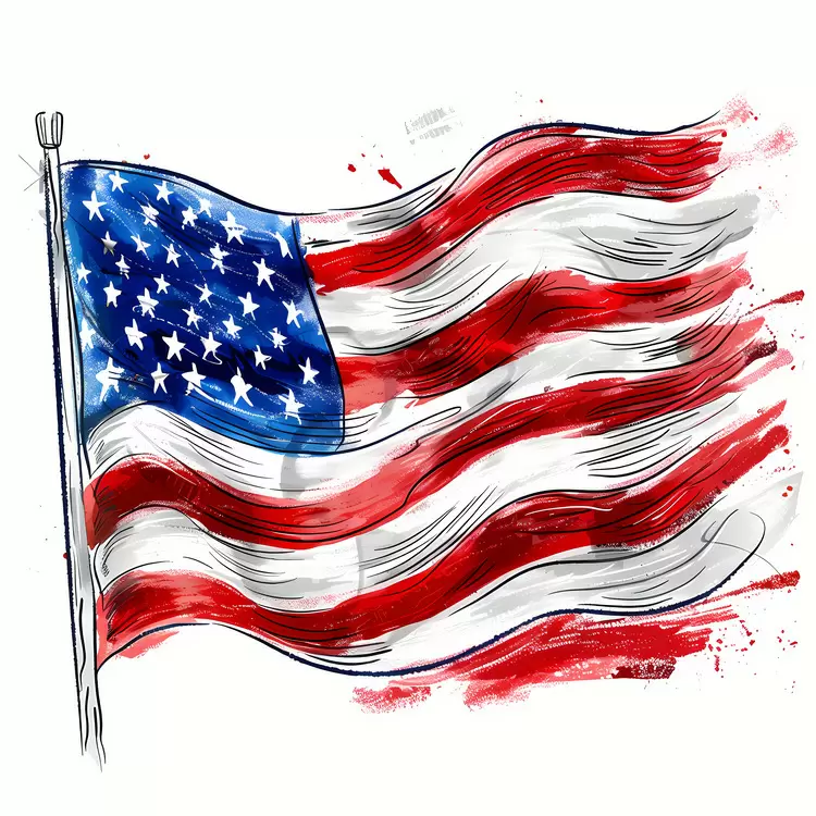 Wash Flag of America 4th Of July Patriotic