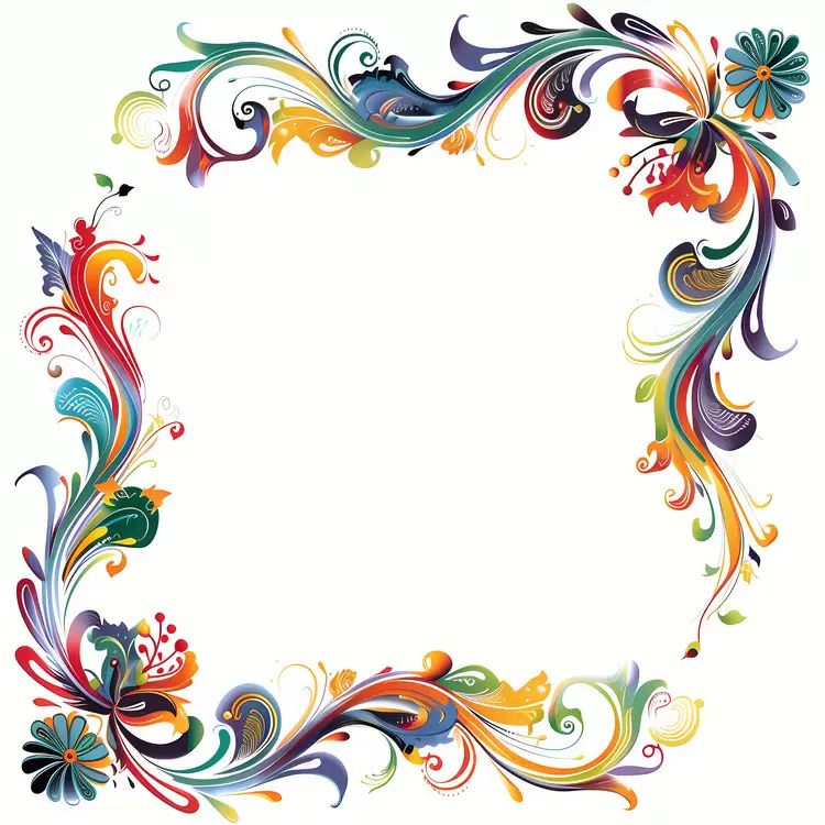 colorful artistic whimsical unique swirl