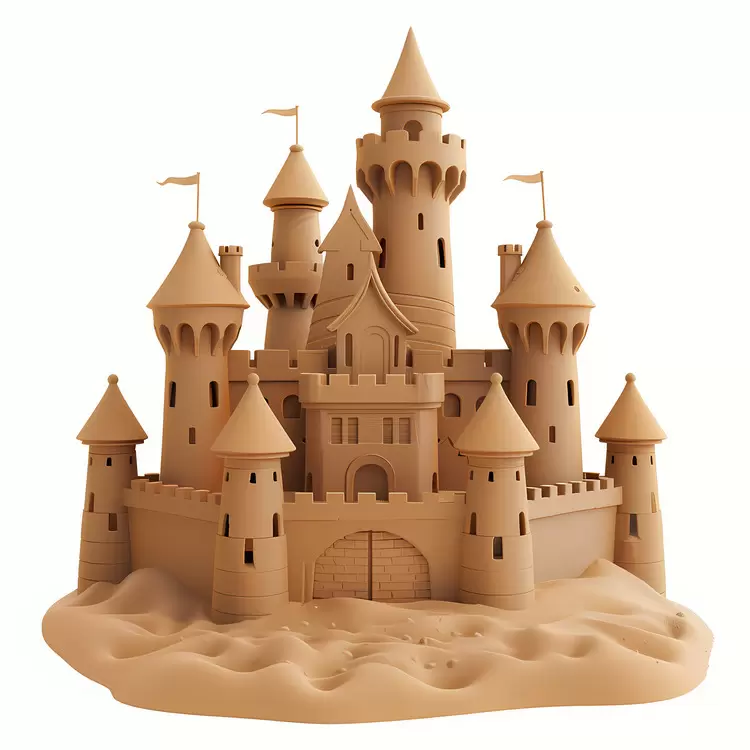 Summer fun Beach attraction Summer adventure Sand castle Summer attraction