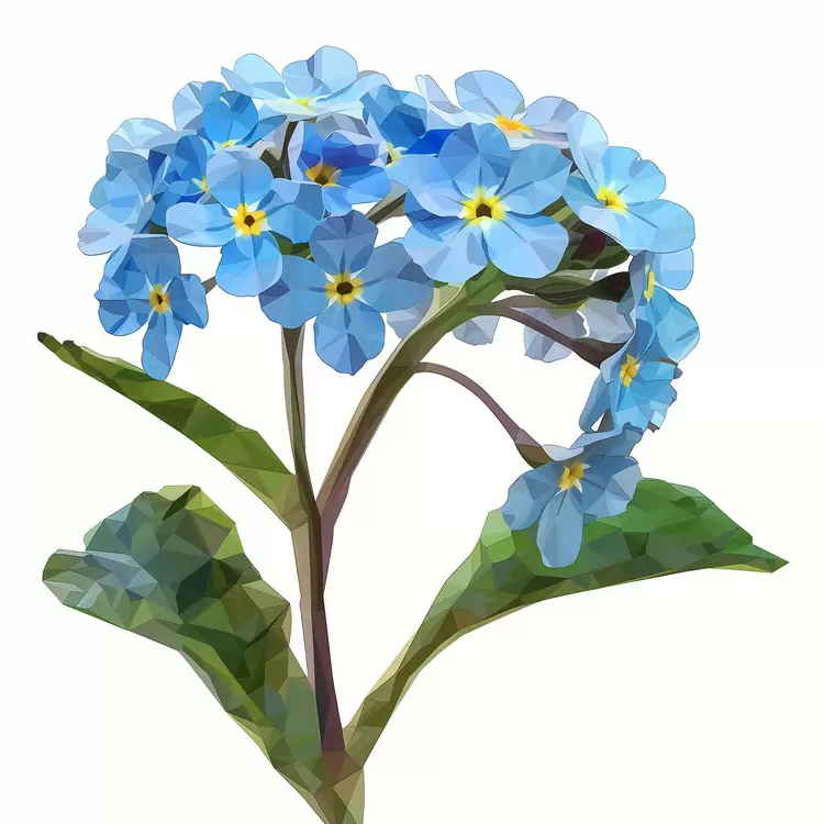 remotus flowers realistic blue flowers delicate appearance