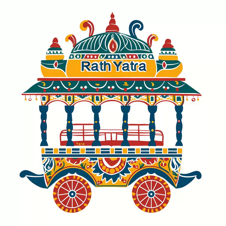 transportation tuk tuk decorative rickshaw Rath Yatra