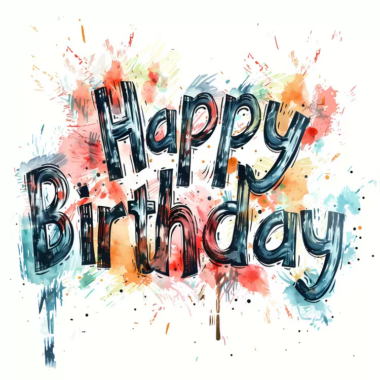 fun colorful celebration brushstrokes joy
