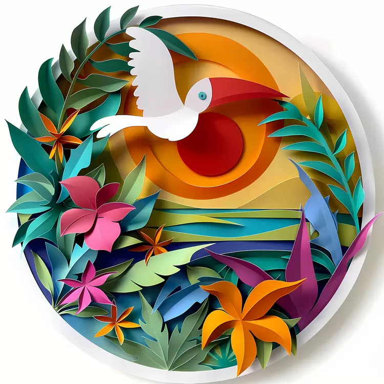 vibrant tropical unique creative artistic