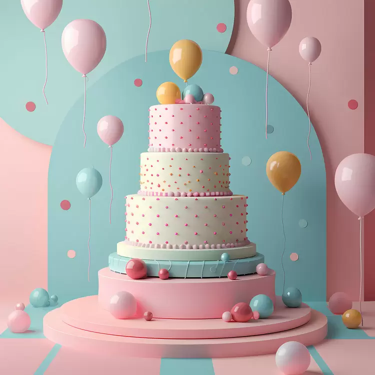 Yellow Anniversary Pastel birthday Pink