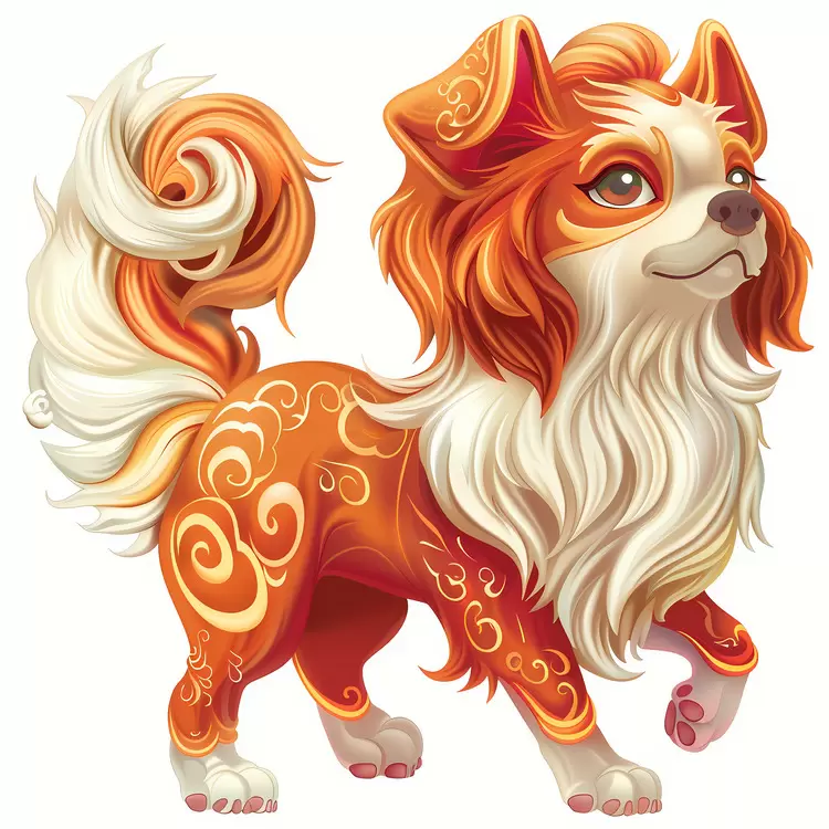 personable hairy cute cat orange