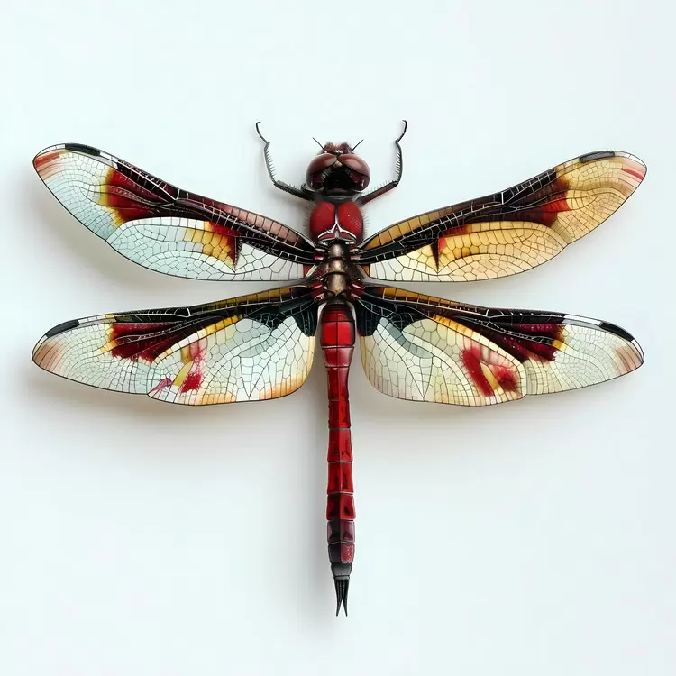 Art Black and White Red Sculpture Yellow