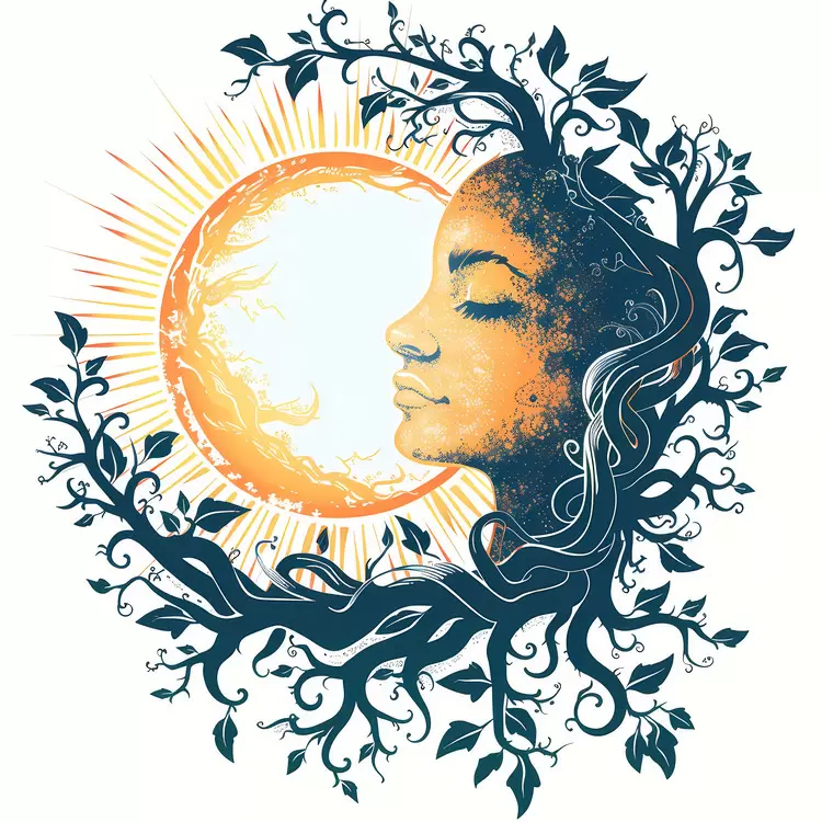 moon nature June Solstice sun sky