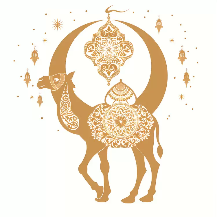 Bedouin Decorative Nomad Camel Desert