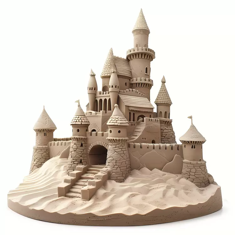 seashell seaside sandcastle sand castle beach