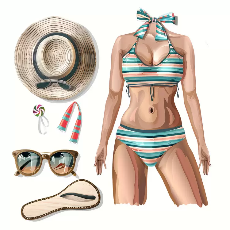 summer outfit Model Sunset Tropical