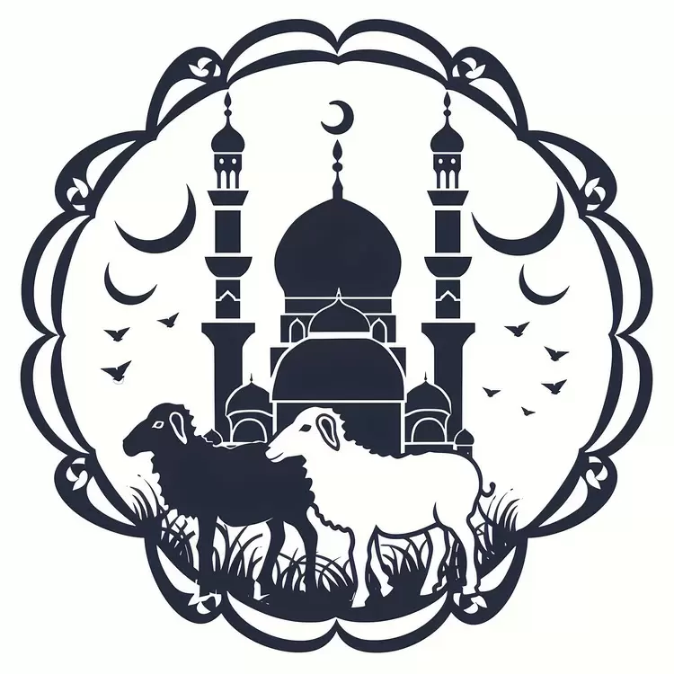 Islamic holiday Eid al-Fitr Lunar calendar Muslim festival Mosque