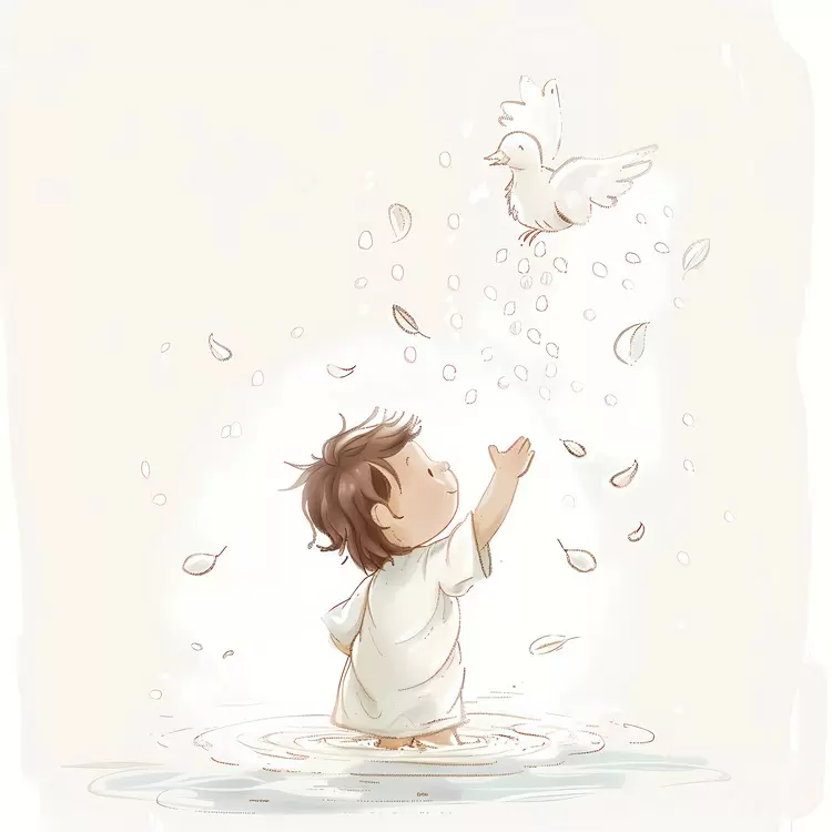 water carefree Baptism youth child