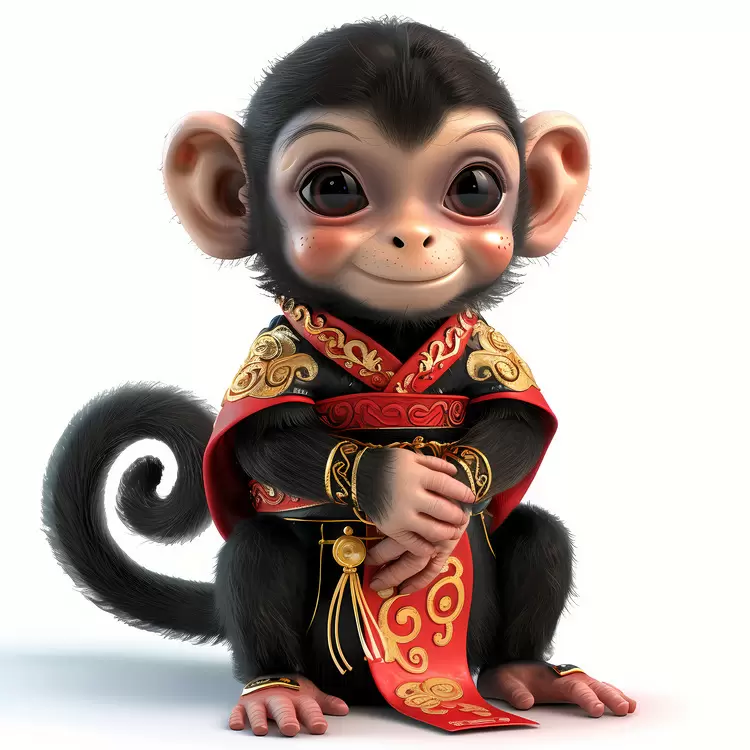 Human Cartoon China Chinese Zodiacs Monkey