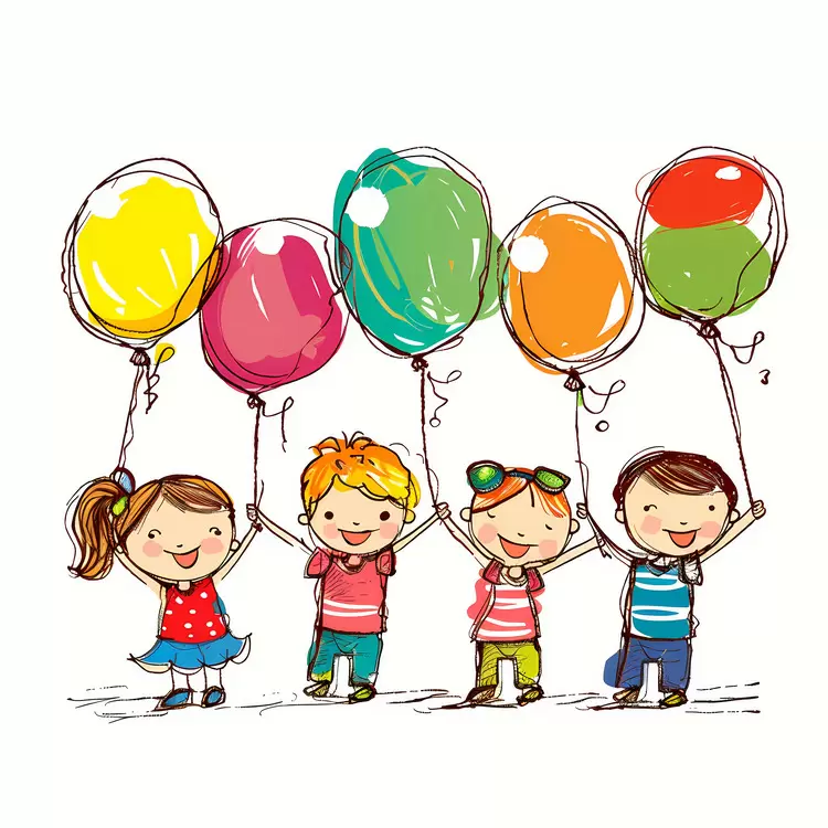 fun happy playful children celebration