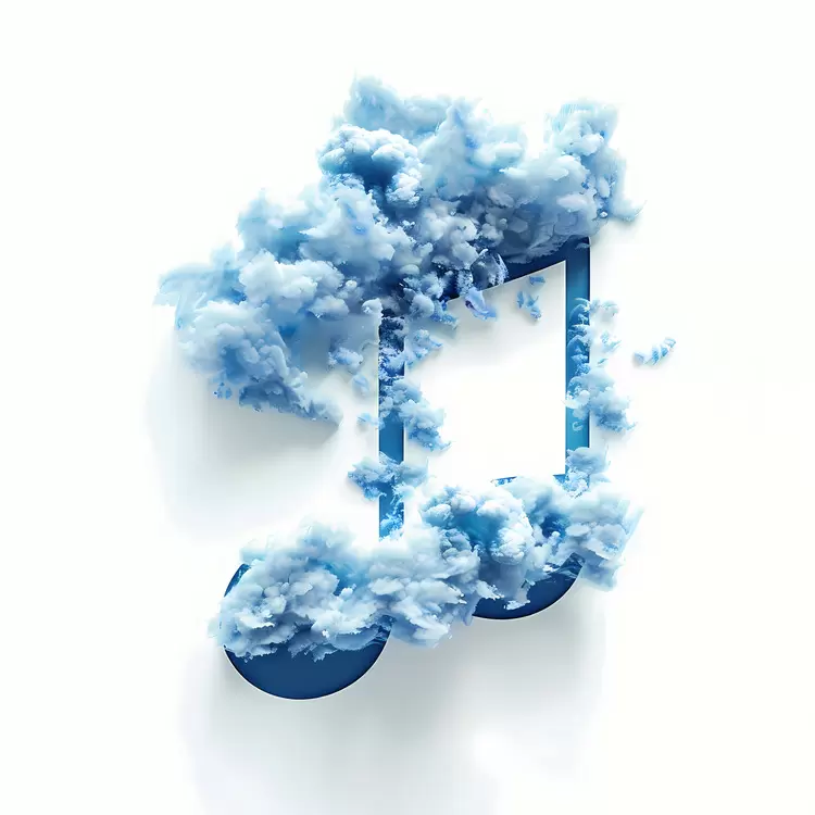 melody floating musical dreamlike music note
